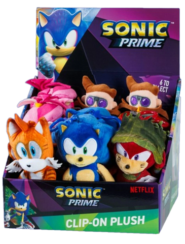 SONIC - PELUCHE CLIP ON (ASST)