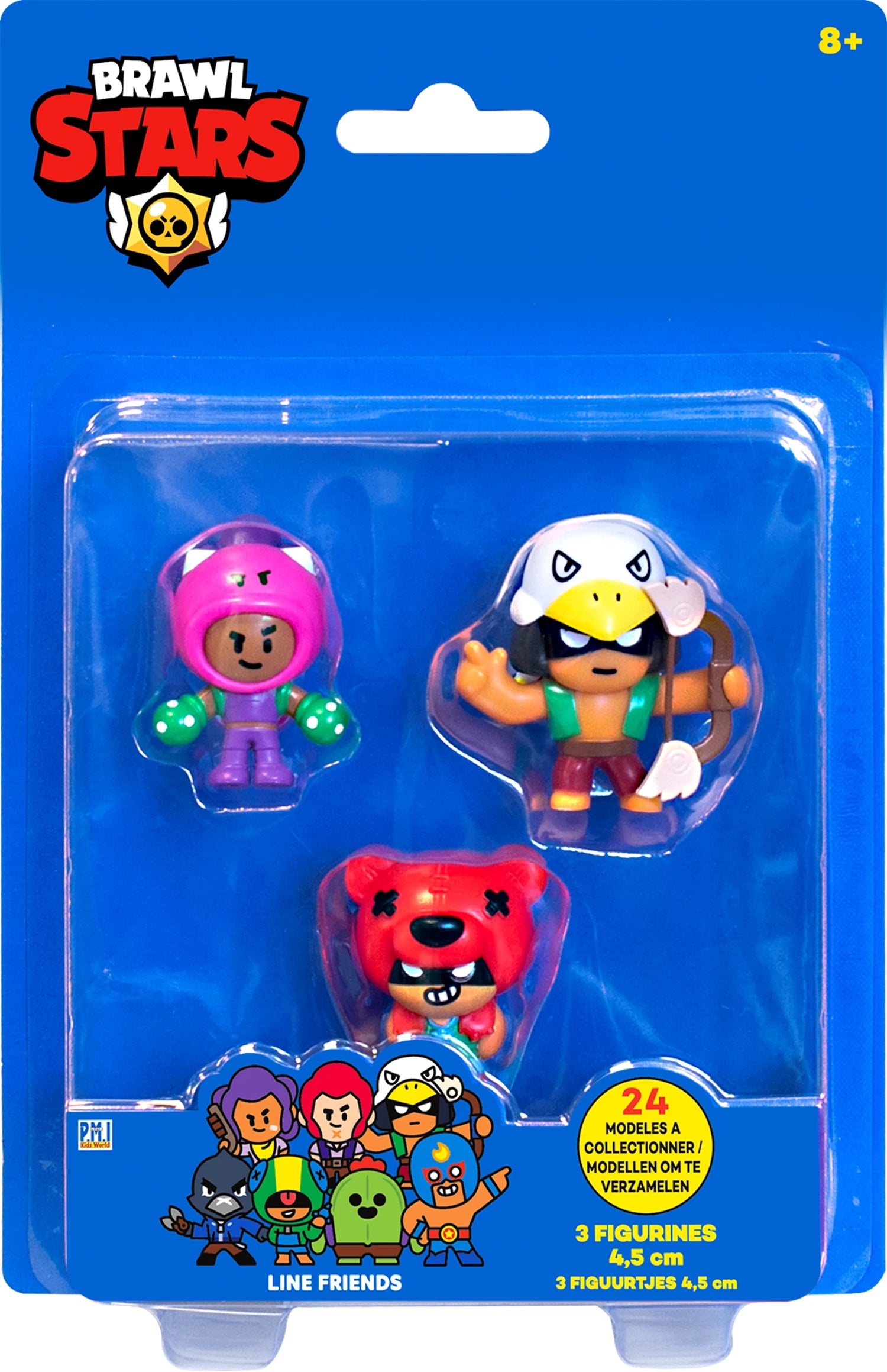 BRAWL STARS - 3 FIG. 4.5CM MODELES ASSORTIS