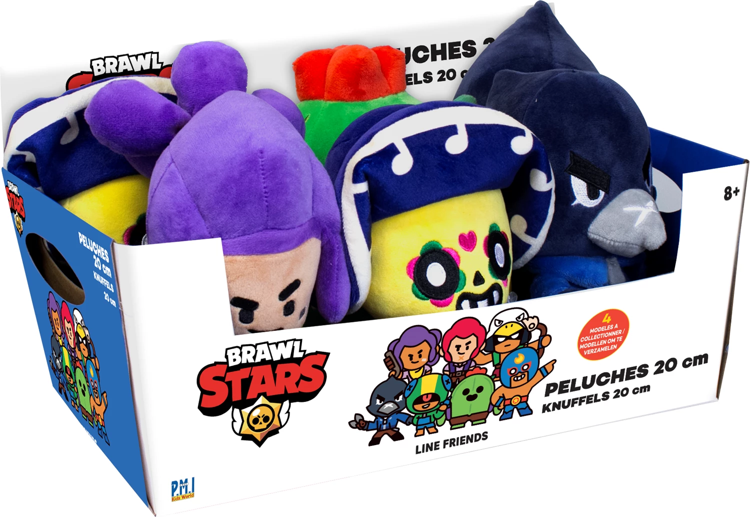 BRAWL STARS - PELUCHE 20CM MODELES ASSORTIS