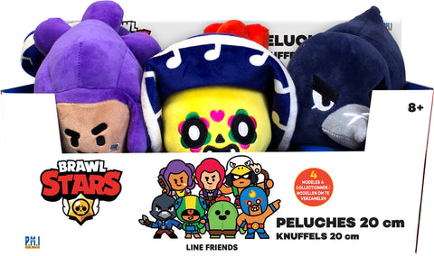 BRAWL STARS - PELUCHE 20CM MODELES ASSORTIS