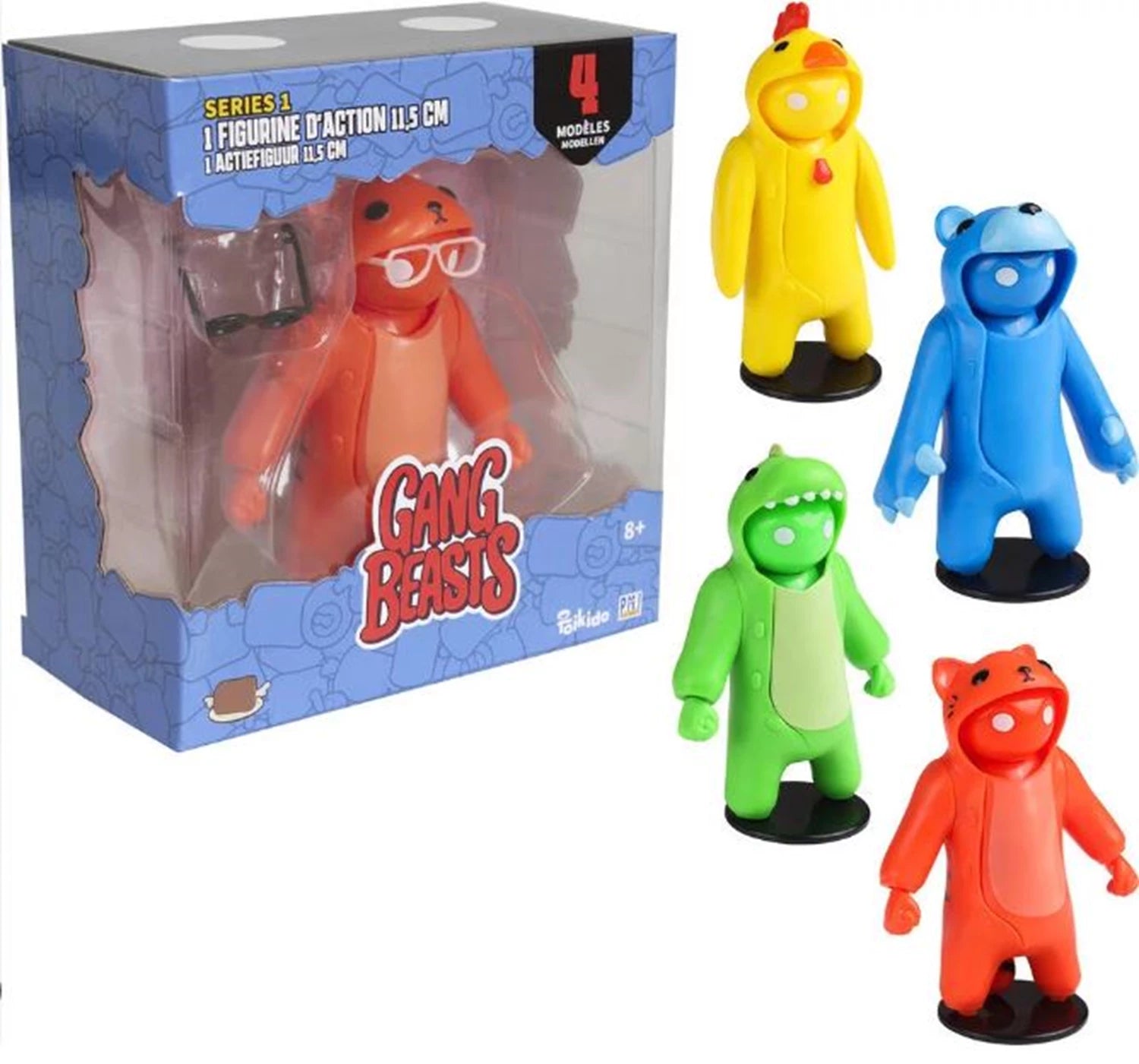 GANG BEASTS - 1 FIG. D'ACTION 11.5CM MODELES ASSORTIS