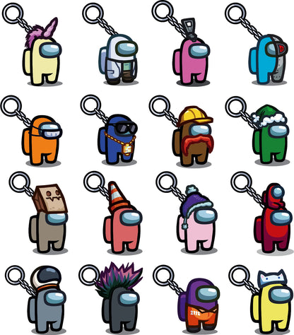 AMONG US - 1 PORTE CLES 4.5CM (ASST)