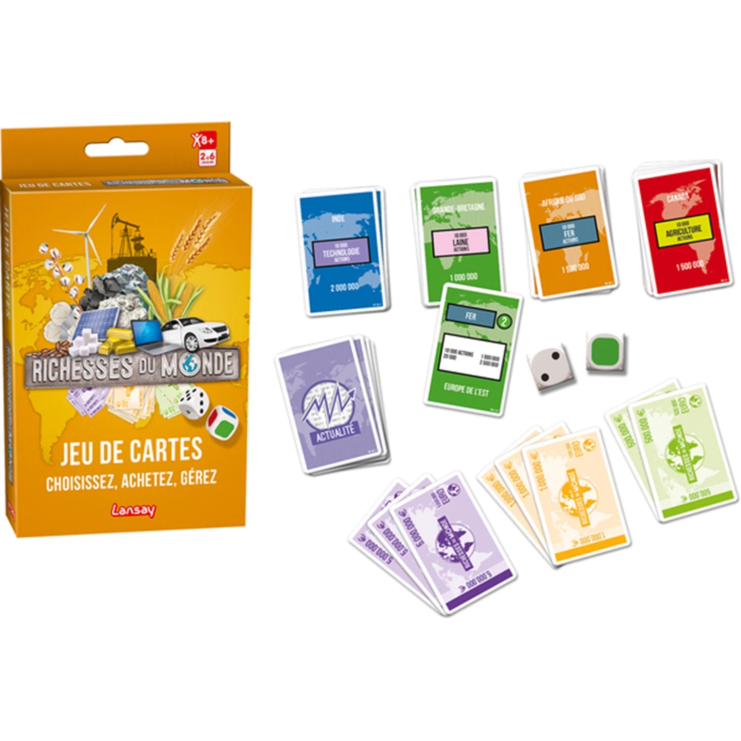 RICHESSES DU MONDE JEU DE CARTES (FR)