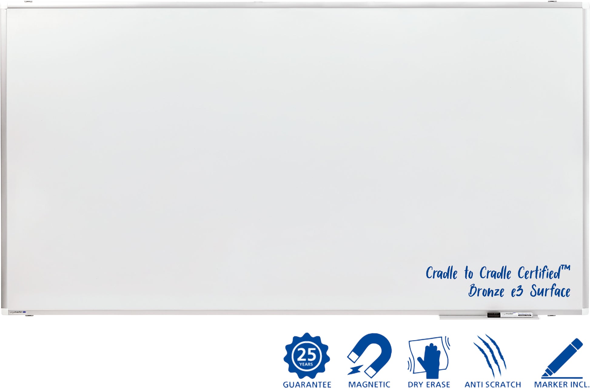 LEGAMASTER Whiteboard Premium Plus 7-101056 90x180cm