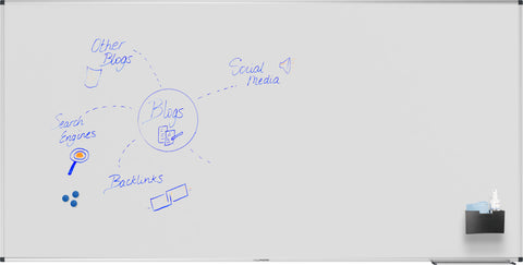 LEGAMASTER Whiteboard 90x180cm 7-108256 Unite Plus emailliert