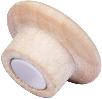 LEGAMASTER Magnet WOODEN 25mm 7-181725 Holz 5 Stück