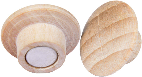LEGAMASTER Magnet WOODEN 25mm 7-181725 Holz 5 Stück