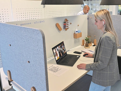 LEGAMASTER Tischtrennwand 160x60cm 7-209812 ELEMENTS, grau