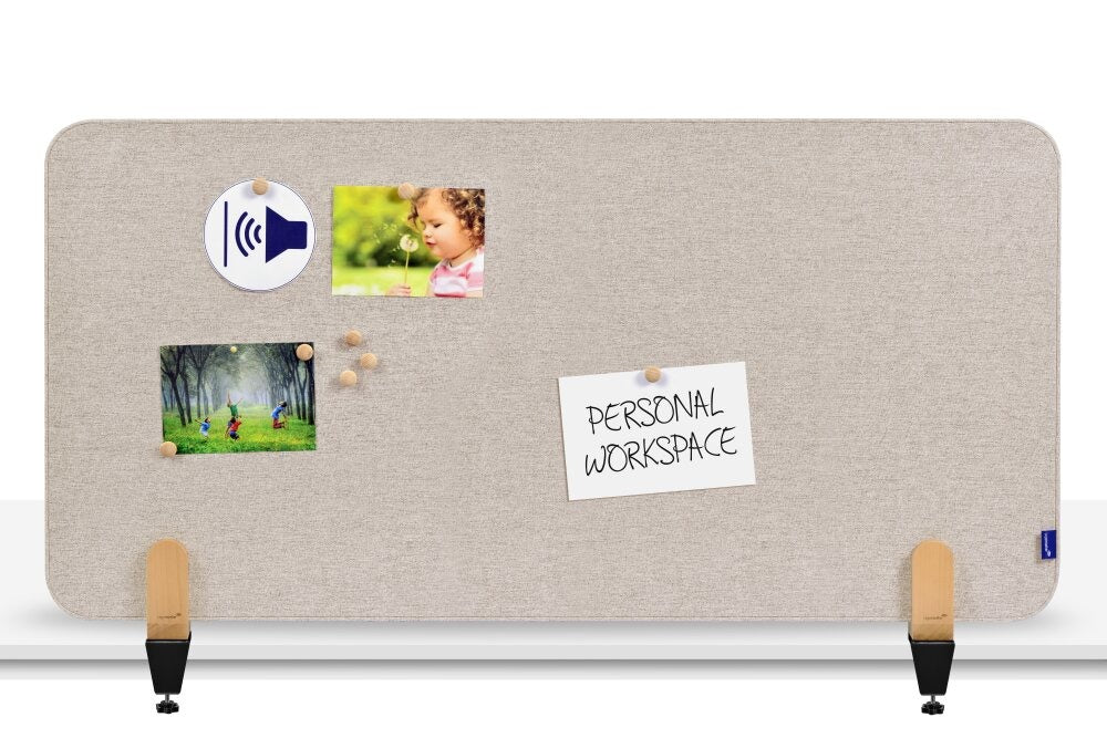 LEGAMASTER Tischtrennwand 120x60cm 7-209821 ELEMENTS, beige