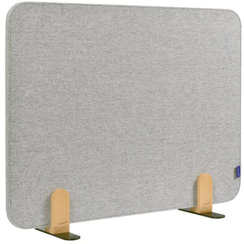 LEGAMASTER Tischtrennwand 80x60cm 7-209830 ELEMENTS, grau, Standfuss