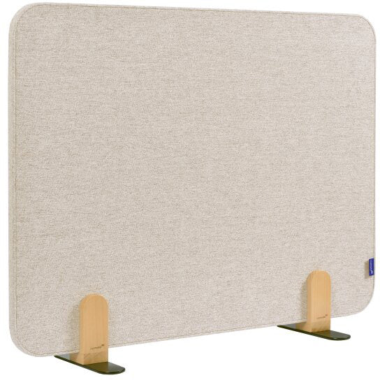LEGAMASTER Tischtrennwand 80x60cm 7-209833 ELEMENTS, beige, Standfuss