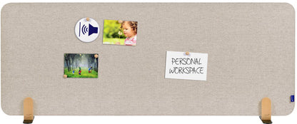 LEGAMASTER Tischtrennwand 160x60cm 7-209835 ELEMENTS, beige, Standfuss