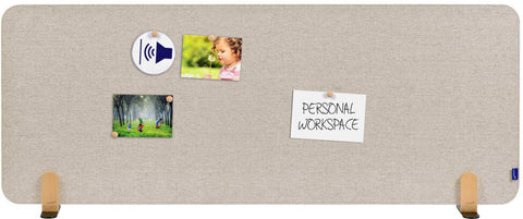 LEGAMASTER Tischtrennwand 160x60cm 7-209835 ELEMENTS, beige, Standfuss