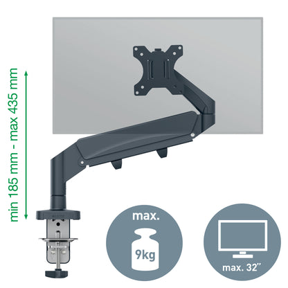 LEITZ Monitorarm ERGO 6489-00-89 grau, single