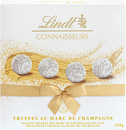 LINDT Connaisseurs Truffes 649813 Marc de Champagne 135g