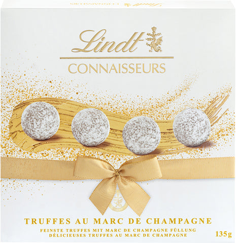 LINDT Connaisseurs Truffes 649813 Marc de Champagne 135g
