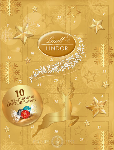 LINDT Adventskalender 676682 Lindor Assortiert 290g
