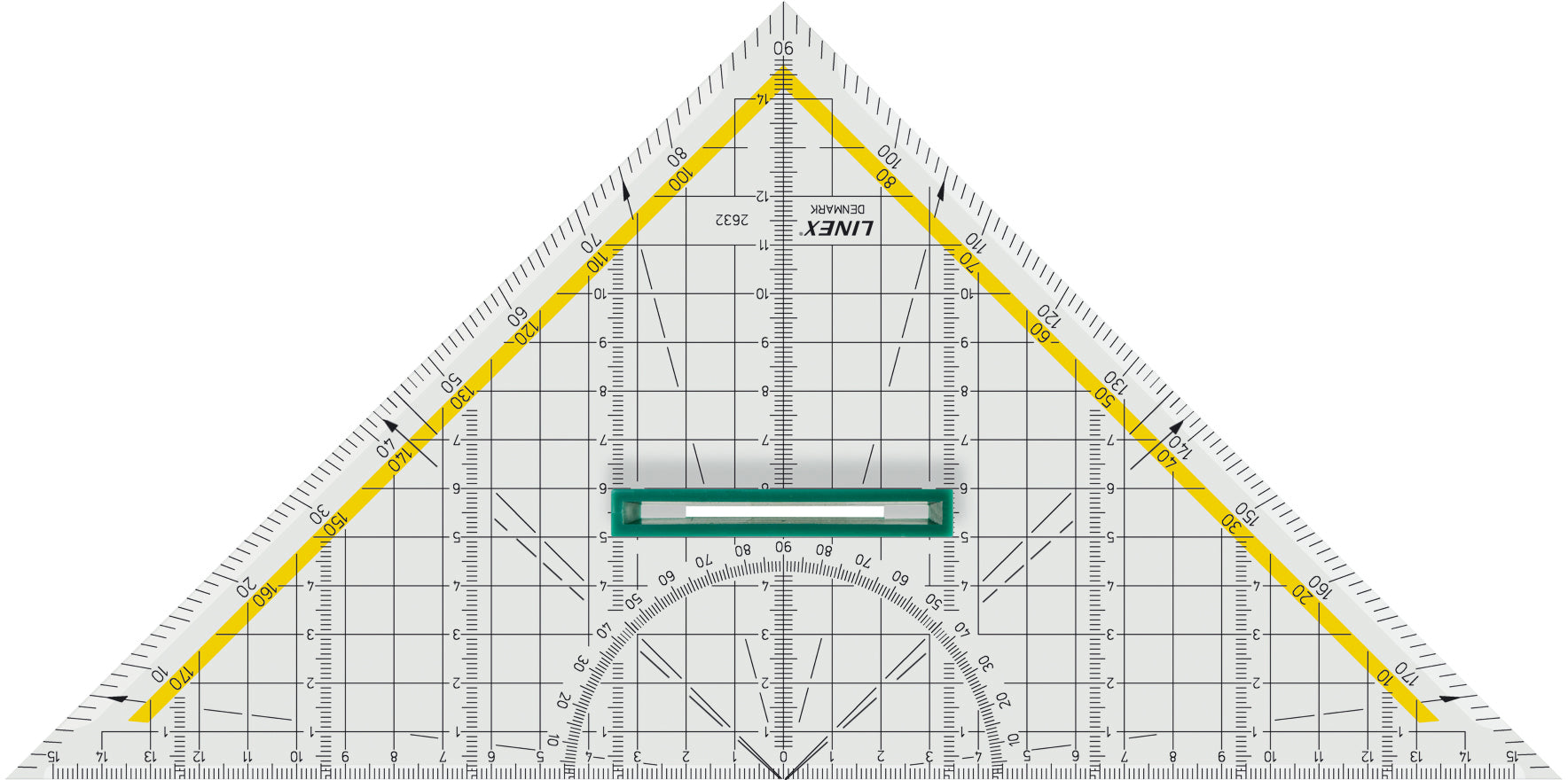 LINEX Geodreieck 100414079 320mm, mit Griff