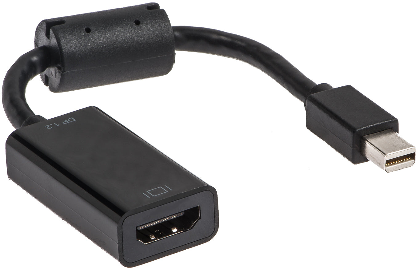 LINK2GO Adapter Mini Disp.-Port-HDMI AD4111BP male/female, 15cm