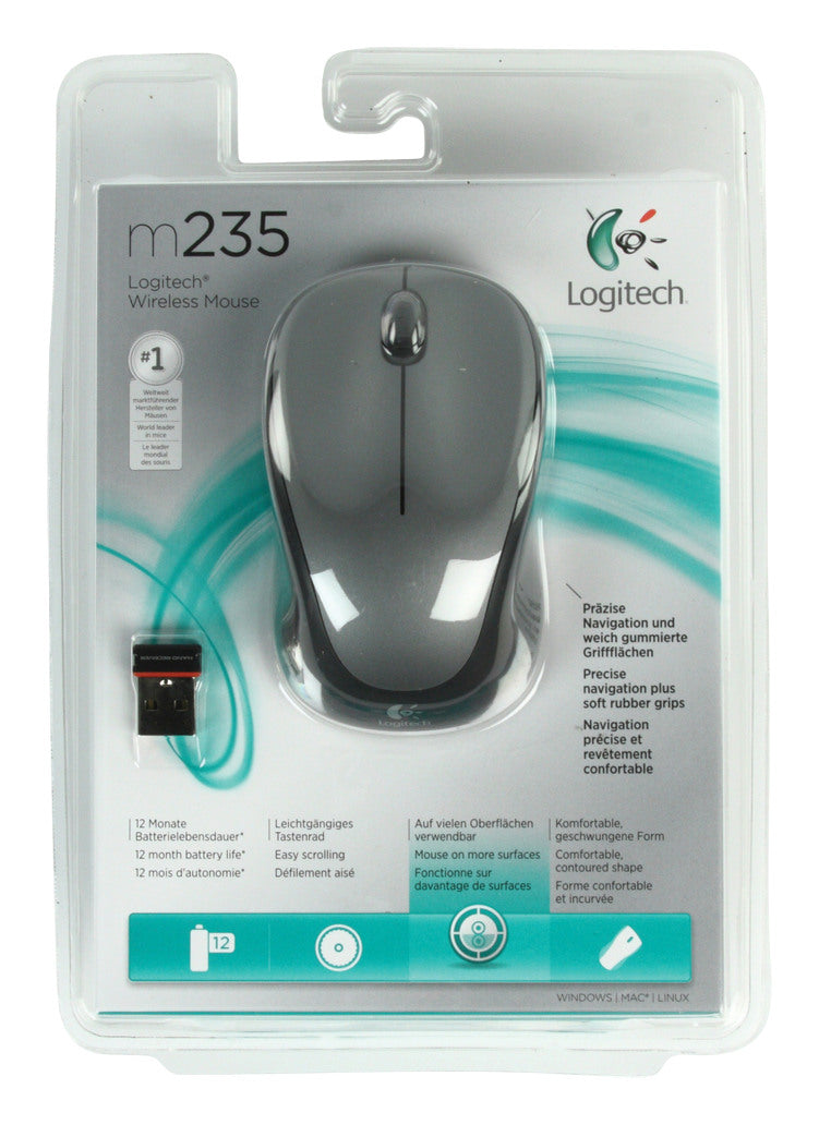 LOGITECH M235 Wireless Mouse 910-002201 black/silver