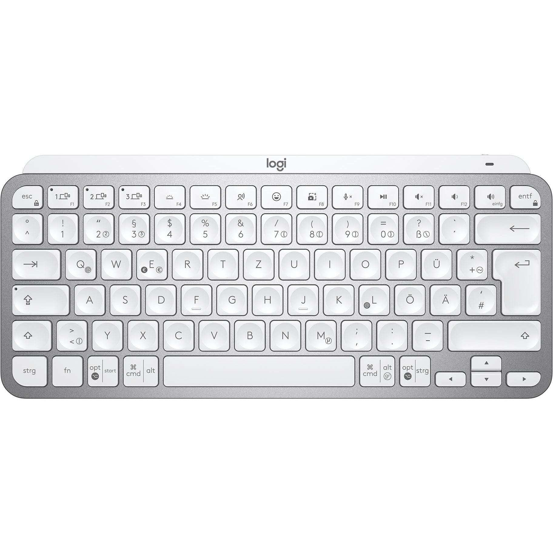 LOGITECH Tastatur MX Keys Mini 920-010486 Pale Grey CH-Layout