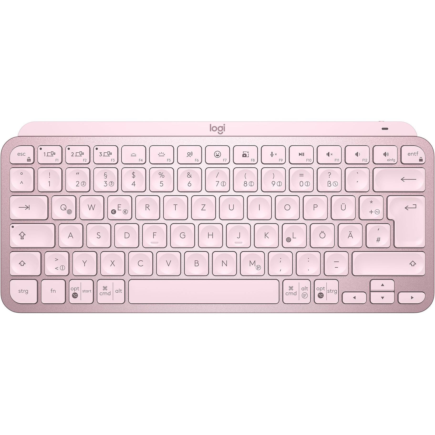 LOGITECH Tastatur MX Keys Mini 920-010487 Rose CH-Layout