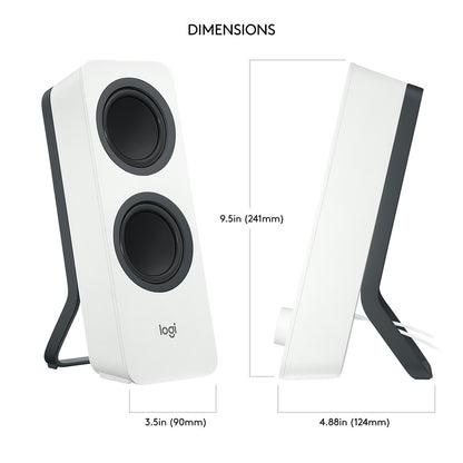 LOGITECH Z207 BT PC-Speakers 2.0 white 980-001292