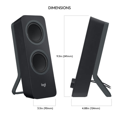 LOGITECH Z207 BT PC-Speakers 2.0 black 980-001295