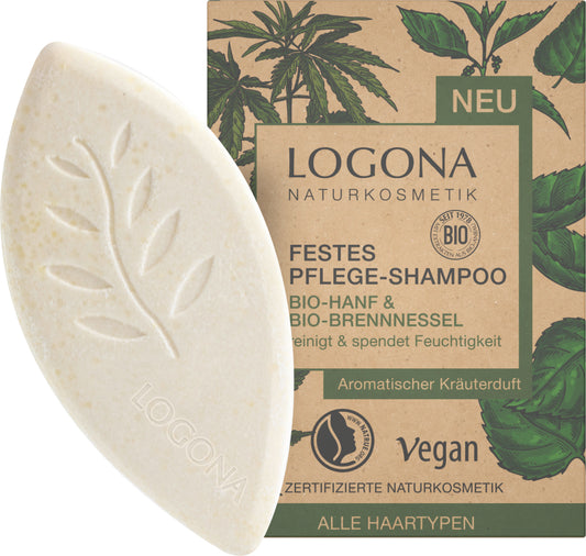 LOGONA Festes Shampoo Hanf&Brennessel