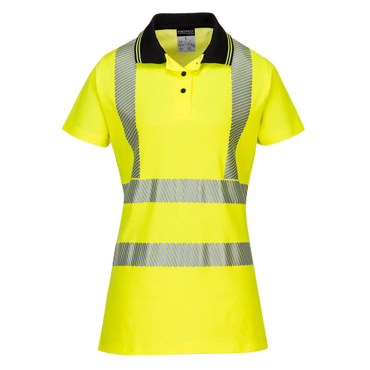 Portwest LW72 Poloshirt – Gelb/Schwarz – bequem & funktional