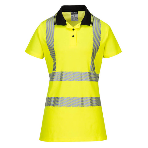 Portwest LW72 Poloshirt – Gelb/Schwarz – bequem & funktional