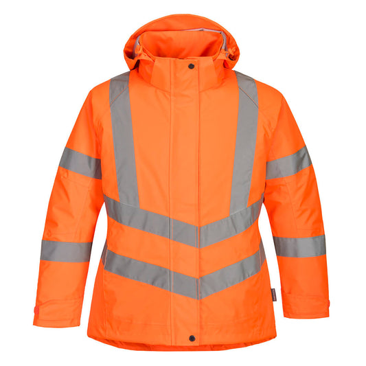 Damen Warnschutz Winterjacke