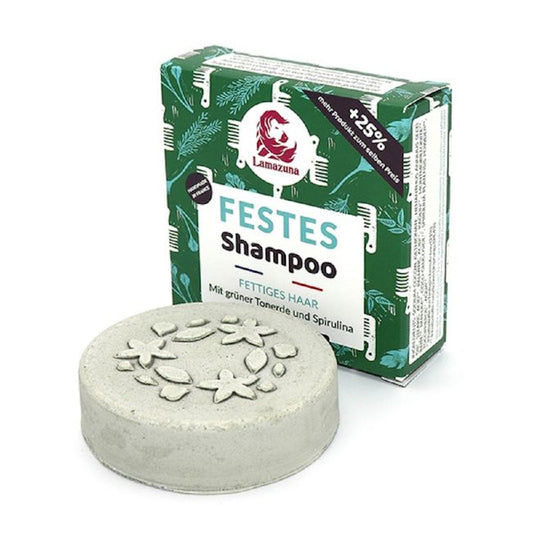 LAMAZUNA Festes Shampoo Spirulina