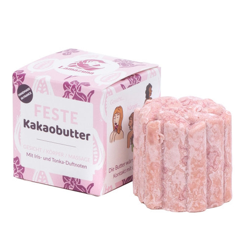 LAMAZUNA Feste pinke Kakaobutter