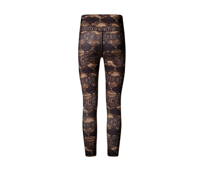 Leggings taille haute 411 en brun