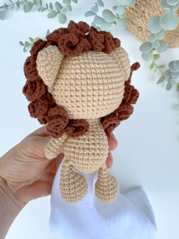 Cotton beige and brown