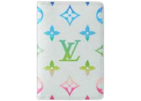 Louis Vuitton Pocket Organizer Monogram Iridescent Gradient Grey