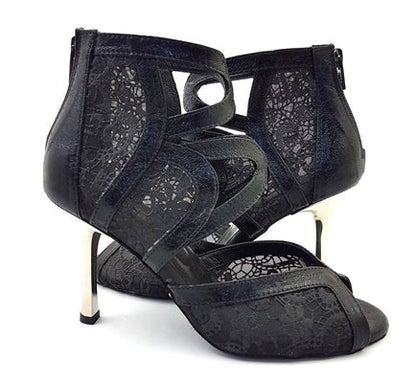 Lyra Tanzschuhe in Schwarz Leder