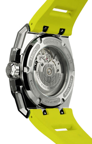 DWISS - M3S Yellow Rubber Watch - Swiss Precision 🚀