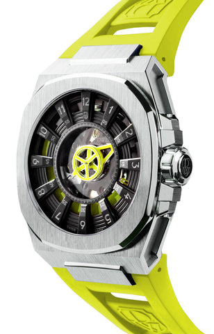 DWISS - M3S Yellow Rubber Watch - Swiss Precision 🚀