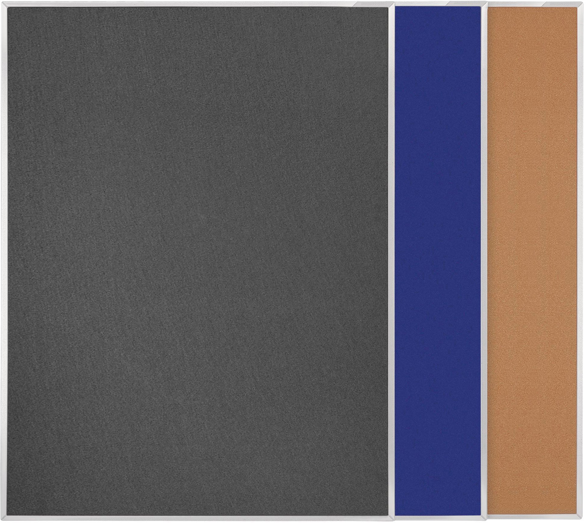 MAGNETOPLAN Pinnboard 1200x900mm 11005B01 grau, Filz