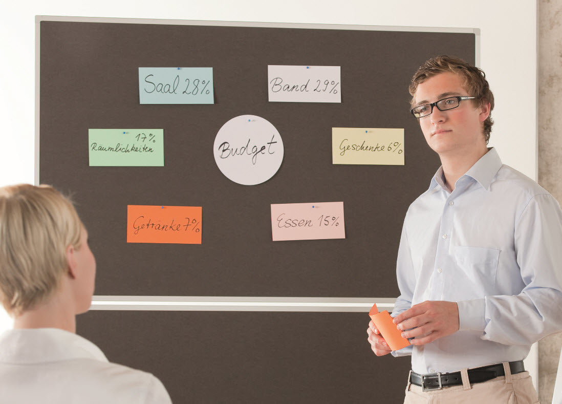 MAGNETOPLAN Kommunikations-Karten 20x10cm 111151510 ass. 500 Blatt