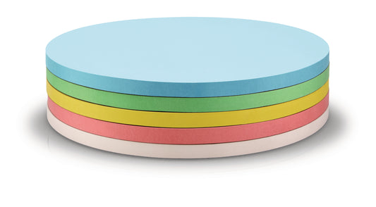 MAGNETOPLAN Moderationskarten rund 190mm 111151890 5-farbig ass. 250 Stück