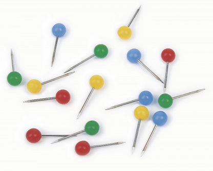 MAGNETOPLAN Pinwand-Nadeln 111165003 blau, 6x19mm 100 Stück