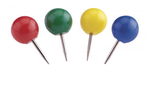 MAGNETOPLAN Pinwand-Nadeln 111165103 blau, 6x17mm 100 Stück