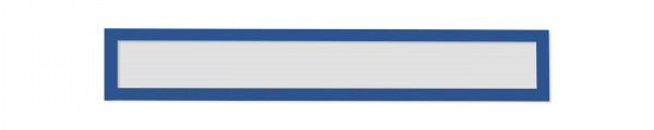 MAGNETOPLAN Magnetrahmen magnetofix 1131703 blau, Topsign 232x52mm 5 Stk.