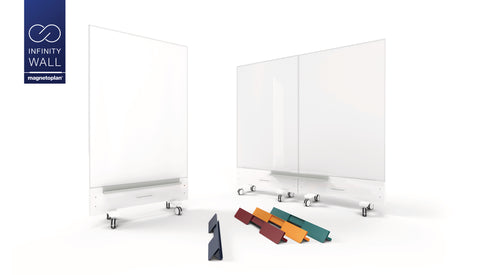 MAGNETOPLAN Infinity Wall mobile 1141100 beidseitig email 190x100x22cm