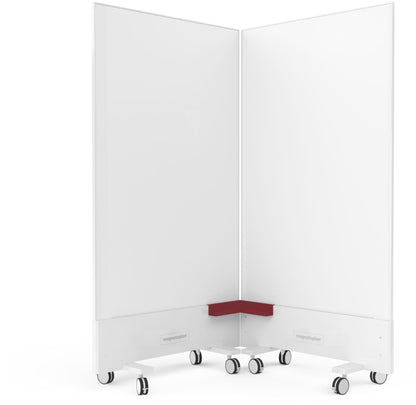 MAGNETOPLAN Eckablageschale Infinity Wall 114663003 rubinrot