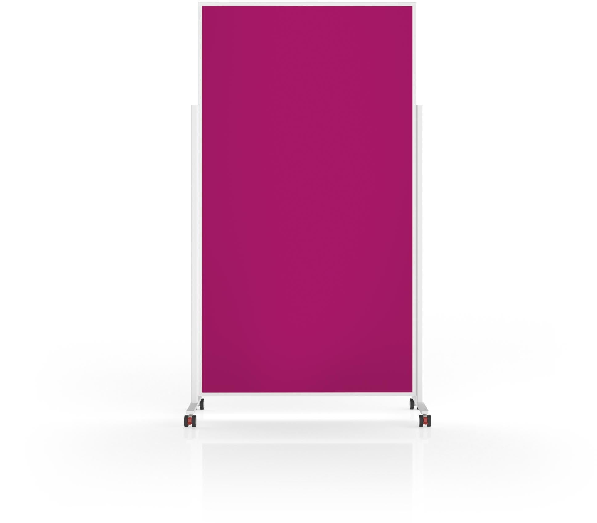 MAGNETOPLAN Design-Moderatorentafel VP 1181118 Filz, pink 1000x1800mm