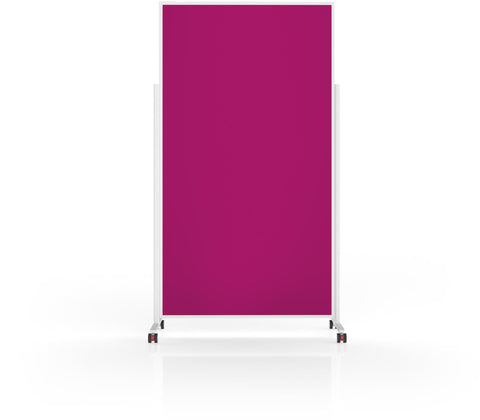 MAGNETOPLAN Design-Moderatorentafel VP 1181118 Filz, pink 1000x1800mm
